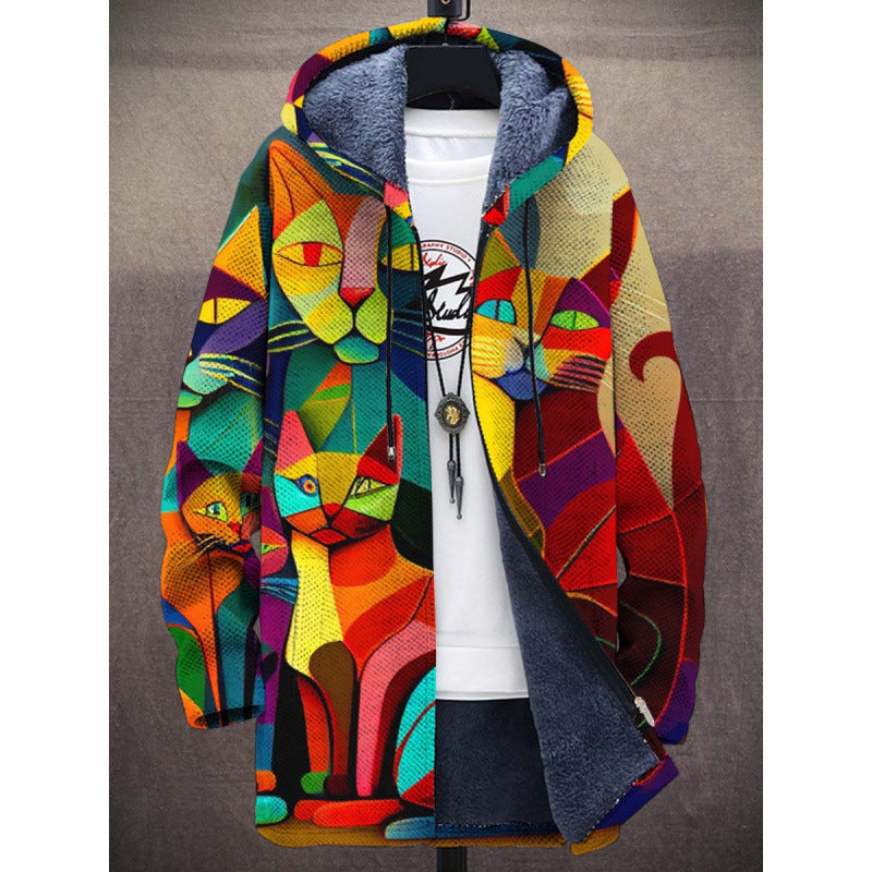 Elandra - Luxurious artistic cardigan