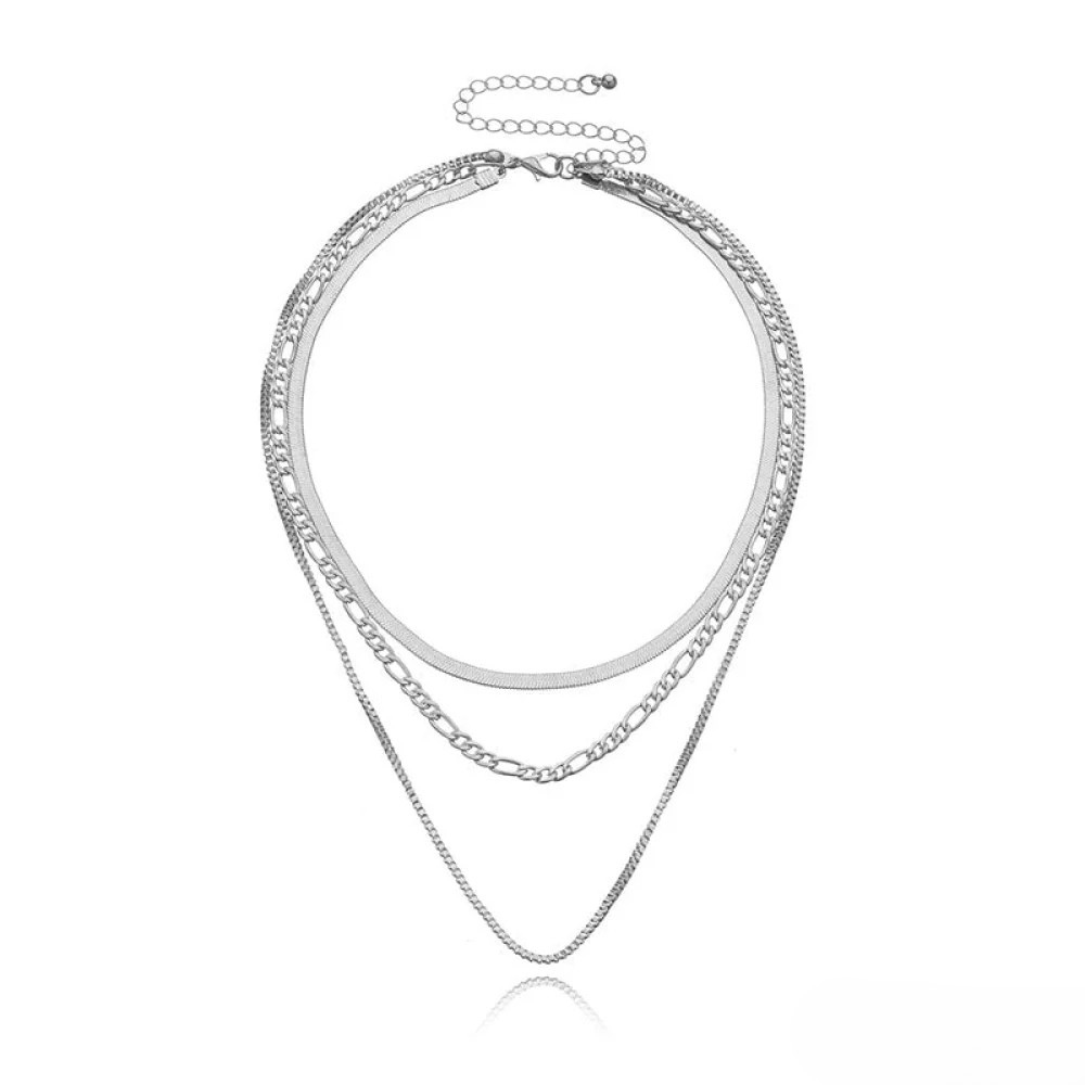 Vintage 3-Layer Necklace Set