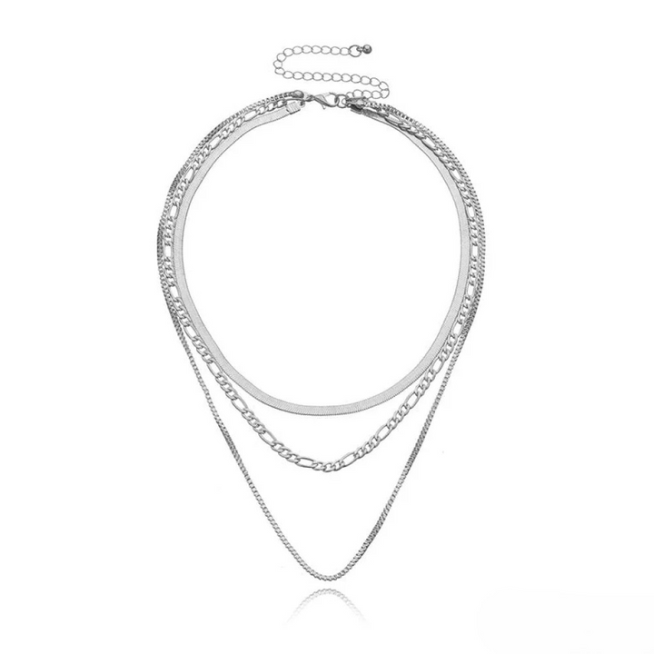 Vintage 3-Layer Necklace Set