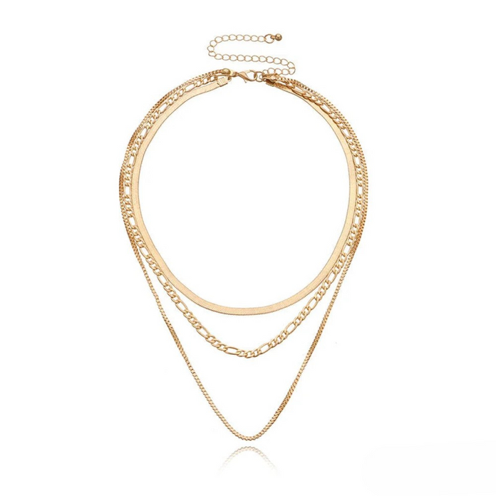 Vintage 3-Layer Necklace Set