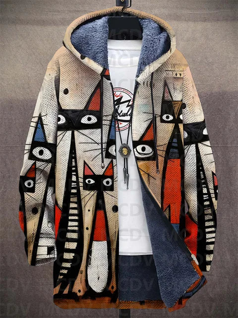 Lowanna - Luxurious cardigan with artistic inspiration