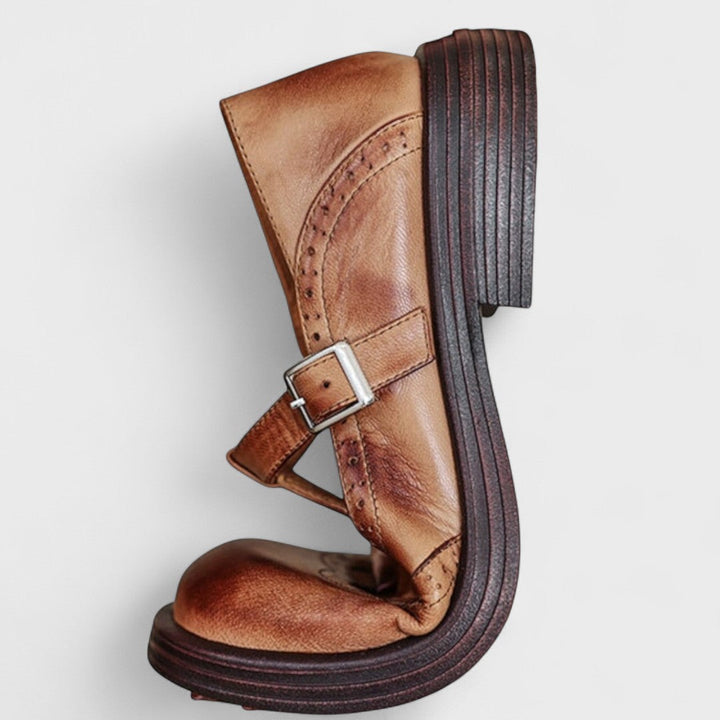Elisa - Elegance and Comfort Talon in Leather
