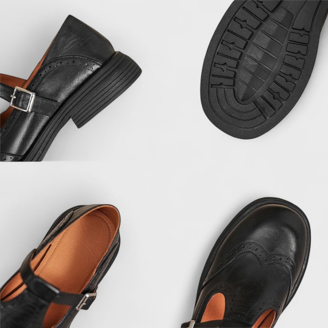 Elisa - Elegance and Comfort Talon in Leather