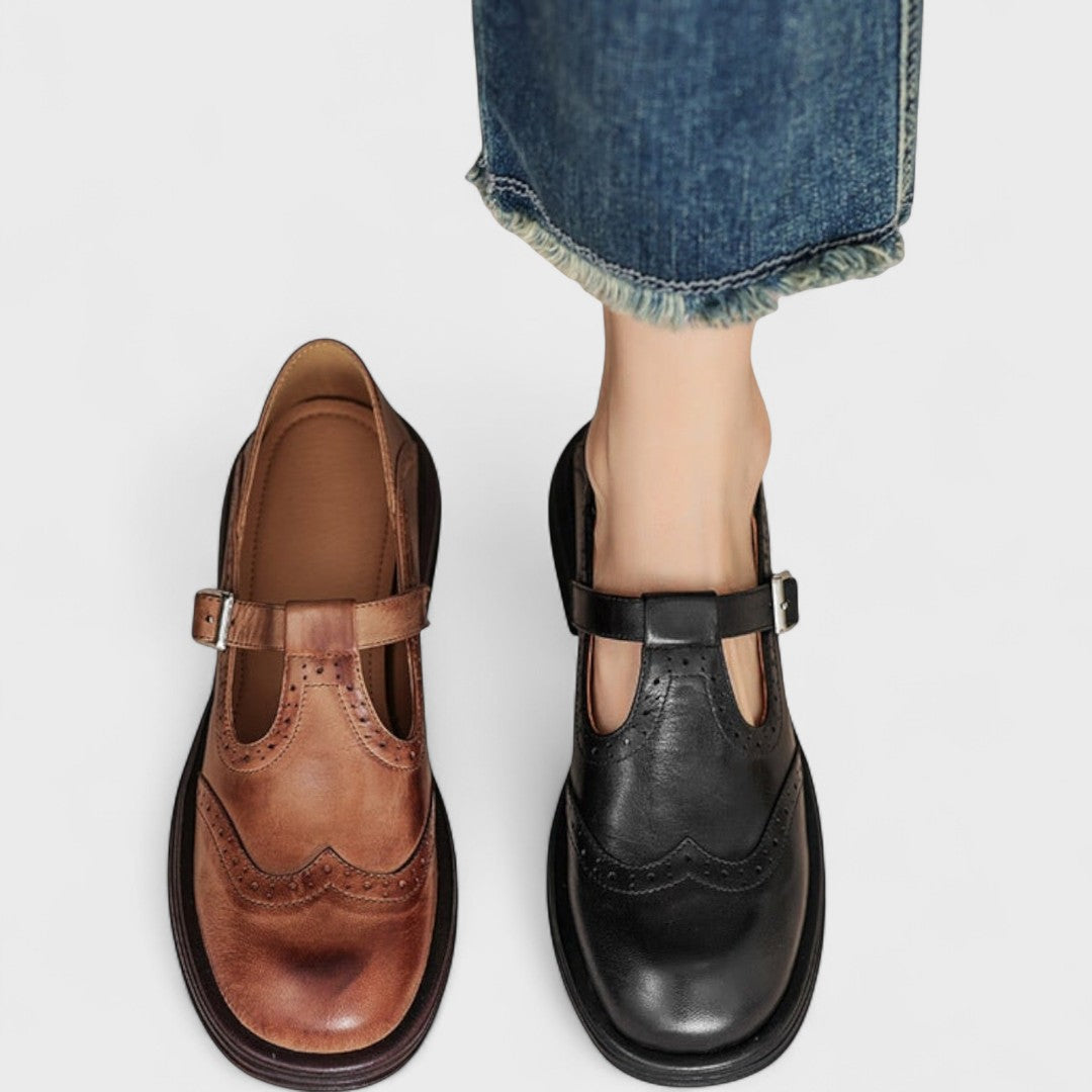 Elisa - Elegance and Comfort Talon in Leather